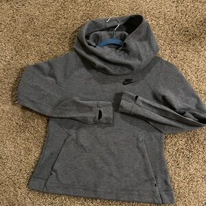 Nike tech fleece cowl neck hoodie sweatshirt